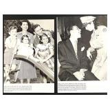 Collection of Vintage Frank Sinatra Black and White Photographs and Clippings
