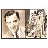The Man From U.N.C.L.E Collection of 6 Black and White Celebrity Headshots and Glamour Photos
