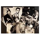 Joan Collins, Tammy Wynette, and Marianne Faithfull Collection of 12 Black and White Portrait Prints