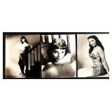 Joan Collins, Tammy Wynette, and Marianne Faithfull Collection of 12 Black and White Portrait Prints