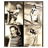 Set of 21 Classic Hollywood Studio Portrait Photographs Featuring Hedy Lamarr, Audrey Hepburn, Shirley MacLaine, Greer Garson and more!