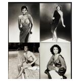 Collection of 27 Vintage Celebrity and Model Headshot Photos Featuring Ted Shackelford, Smokey Robinson, Shelly Long, Constance McCashin and more!