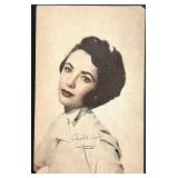 Collection of Vintage Celebrity and Music Memorabilia Postcards, Cards, and Stamps