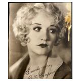 Vintage Hollywood Starlet Photo Collection and Fan with Autographs