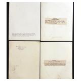 Vintage Hollywood Starlet Photo Collection and Fan with Autographs