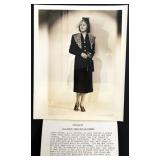 Vintage Hollywood Starlet Photo Collection and Fan with Autographs