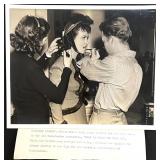 Vintage Hollywood Starlet Photo Collection and Fan with Autographs
