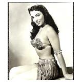 Set of 5 Joan Collins Vintage Black and White Glamour Photos