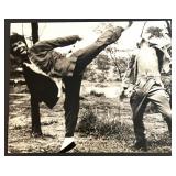 Collection of 4 Vintage Final Fist of Fury and Nancy Kwan Black and White Photos