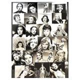 Collection of 24 Vintage Hollywood Actress 8x10 Photographs Featuring Greta Garbo, Katherine Hepburn, Paulette Goddard, Bette Davis and more!!