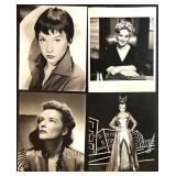 Collection of 24 Vintage Hollywood Actress 8x10 Photographs Featuring Greta Garbo, Katherine Hepburn, Paulette Goddard, Bette Davis and more!!
