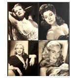 Collection of 24 Vintage Hollywood Actress 8x10 Photographs Featuring Greta Garbo, Katherine Hepburn, Paulette Goddard, Bette Davis and more!!