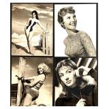 Collection of 24 Vintage Hollywood Actress 8x10 Photographs Featuring Greta Garbo, Katherine Hepburn, Paulette Goddard, Bette Davis and more!!