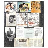 Collection of Vintage Movie Lobby Cards, Press Photos, and Film Memorabilia Featuring: