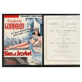 Collection of Vintage Movie Lobby Cards, Press Photos, and Film Memorabilia Featuring: