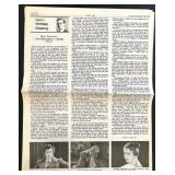 Collection of Vintage Movie Lobby Cards, Press Photos, and Film Memorabilia Featuring: