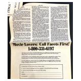 Collection of Vintage Movie Lobby Cards, Press Photos, and Film Memorabilia Featuring: