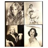 Collection of 21 Vintage Hollywood Actress Publicity Photos Featuring Glynis Johns, Haley Mills, Ginger Rogers, Julie Christie and more