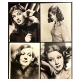 Collection of 22 Vintage Foreign Actors and Actresses Publicity Photos, Black and White Featuring, Mylene Demongeot, Greer Garson, Juliette Greco, John Thaw, Fernando Lamas and more