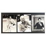 Collection of 22 Vintage Foreign Actors and Actresses Publicity Photos, Black and White Featuring, Mylene Demongeot, Greer Garson, Juliette Greco, John Thaw, Fernando Lamas and more