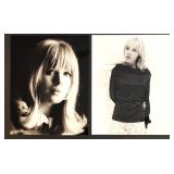 Collection of 17 Black and White Celebrity Singer Portrait Photographs