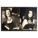 Collection of 17 Black and White Celebrity Singer Portrait Photographs