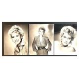 Collection of 17 Black and White Celebrity Singer Portrait Photographs