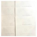 Collection of 17 Black and White Celebrity Singer Portrait Photographs