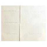 Collection of 17 Black and White Celebrity Singer Portrait Photographs