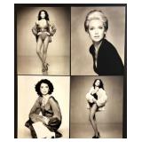 Collection of 14 Vintage Celebrity Glamour Photos Including Joan Collins and Julie Christie and Suzanne Pleshette