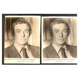 Collection of Vintage Michael Caine Publicity and Movie Stills with Reference Library Markings