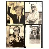Collection of Vintage Michael Caine Publicity and Movie Stills with Reference Library Markings