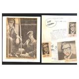 Collection of Vintage Michael Caine Publicity and Movie Stills with Reference Library Markings