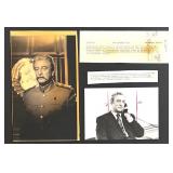 Collection of Vintage Michael Caine Publicity and Movie Stills with Reference Library Markings