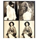 Collection of 20 Classic Hollywood Starlet Black and White Photographs Featuring Hedy Lamarr, Victoria Vetri, Magda Konopka, Imogen Hassall, Dawn Adams and more