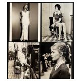 Collection of 18 Vintage Black and White 1960s Glamour Actress Photographs