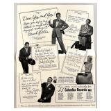 Collection of Vintage Printing Plates, Negatives, and Celebrity Prints - Sinatra, Duke Ellington, Doris Day
