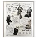 Collection of Vintage Printing Plates, Negatives, and Celebrity Prints - Sinatra, Duke Ellington, Doris Day