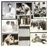 Collection of 8 Vintage 1950s Movie Publicity Photos and Clippings - A Farewell to Arms & Hollywood Stars