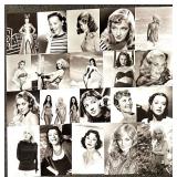 Collection of 20 Vintage Glamour and Hollywood Actress Photos Featuring Anne Francis, Claudia Cardinale, Nina Foch, Anouk Aimee and more