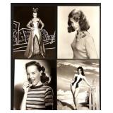 Collection of 20 Vintage Glamour and Hollywood Actress Photos Featuring Anne Francis, Claudia Cardinale, Nina Foch, Anouk Aimee and more