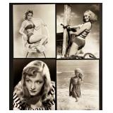 Collection of 20 Vintage Glamour and Hollywood Actress Photos Featuring Anne Francis, Claudia Cardinale, Nina Foch, Anouk Aimee and more