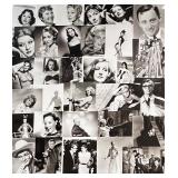 Collection of 32 Classic Hollywood Celebrity Glossy Photographs Featuring Carroll Baker, Betty GrableBeverly Garland, David Neven, Robert Vaughn and more