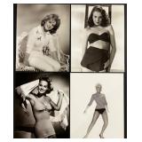 Collection of 32 Classic Hollywood Celebrity Glossy Photographs Featuring Carroll Baker, Betty GrableBeverly Garland, David Neven, Robert Vaughn and more