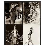 Collection of 32 Classic Hollywood Celebrity Glossy Photographs Featuring Carroll Baker, Betty GrableBeverly Garland, David Neven, Robert Vaughn and more