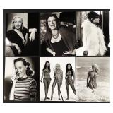 Collection of Vintage Hollywood Actress Photographs Featuring, Melina Mercouri, Ginger Rogers, Lauren Tewes, Nancy Kwan and more