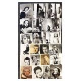 Huge Collection of 71 Vintage Hollywood Celebrity Photographs Featuring James Coburn, Marlene Dietrich, Gene Tierney, Claire Trevor, Anthony Eisley, Dick Powell, and more!!