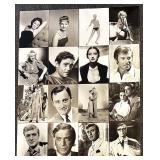 Huge Collection of 71 Vintage Hollywood Celebrity Photographs Featuring James Coburn, Marlene Dietrich, Gene Tierney, Claire Trevor, Anthony Eisley, Dick Powell, and more!!
