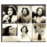 Huge Collection of 71 Vintage Hollywood Celebrity Photographs Featuring James Coburn, Marlene Dietrich, Gene Tierney, Claire Trevor, Anthony Eisley, Dick Powell, and more!!