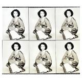 Set of 6 Suzanne Pleshette Black and White 8 x 10 Portrait Prints